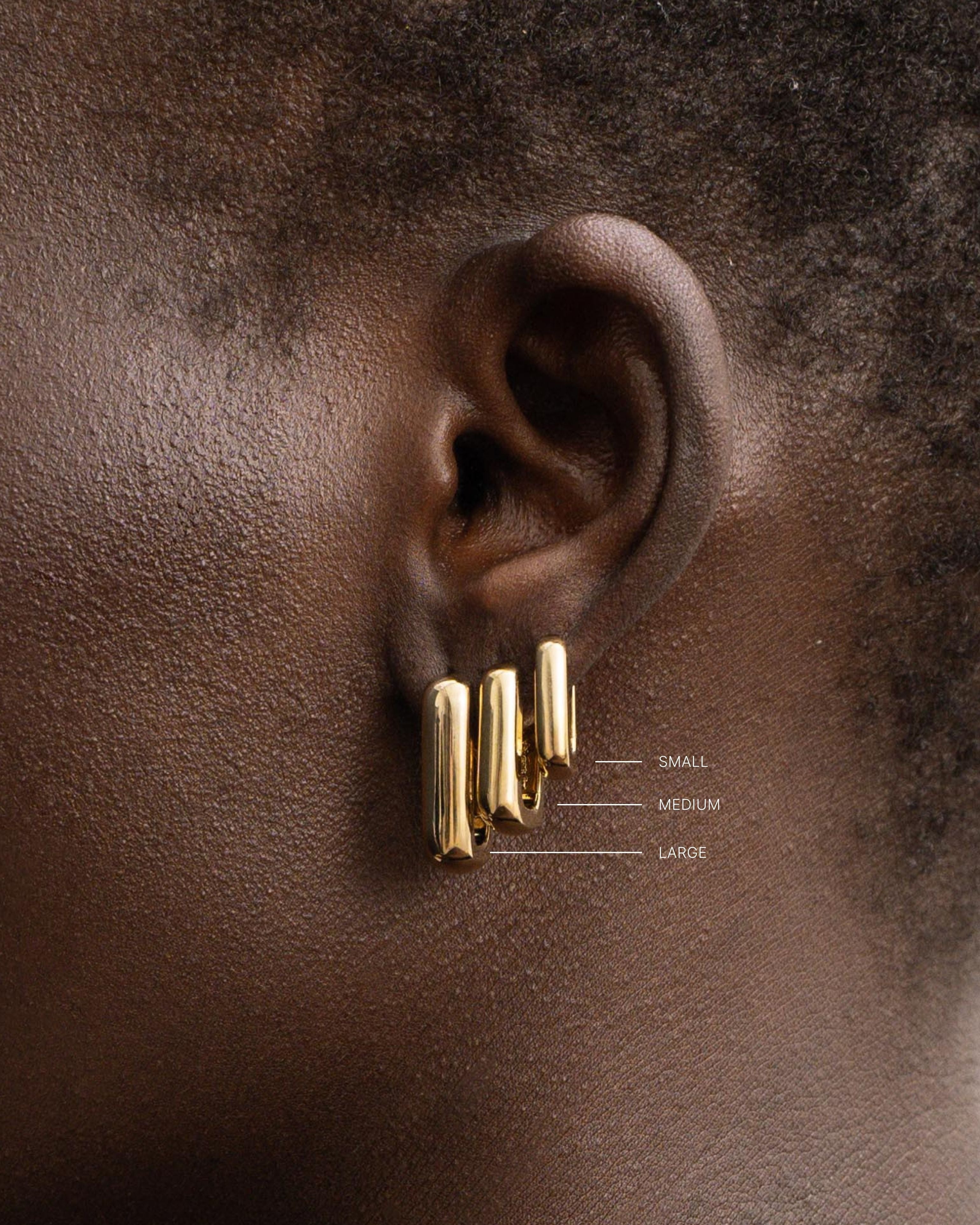 BRUNA The Label Earrings Vicenza Small Hoops
