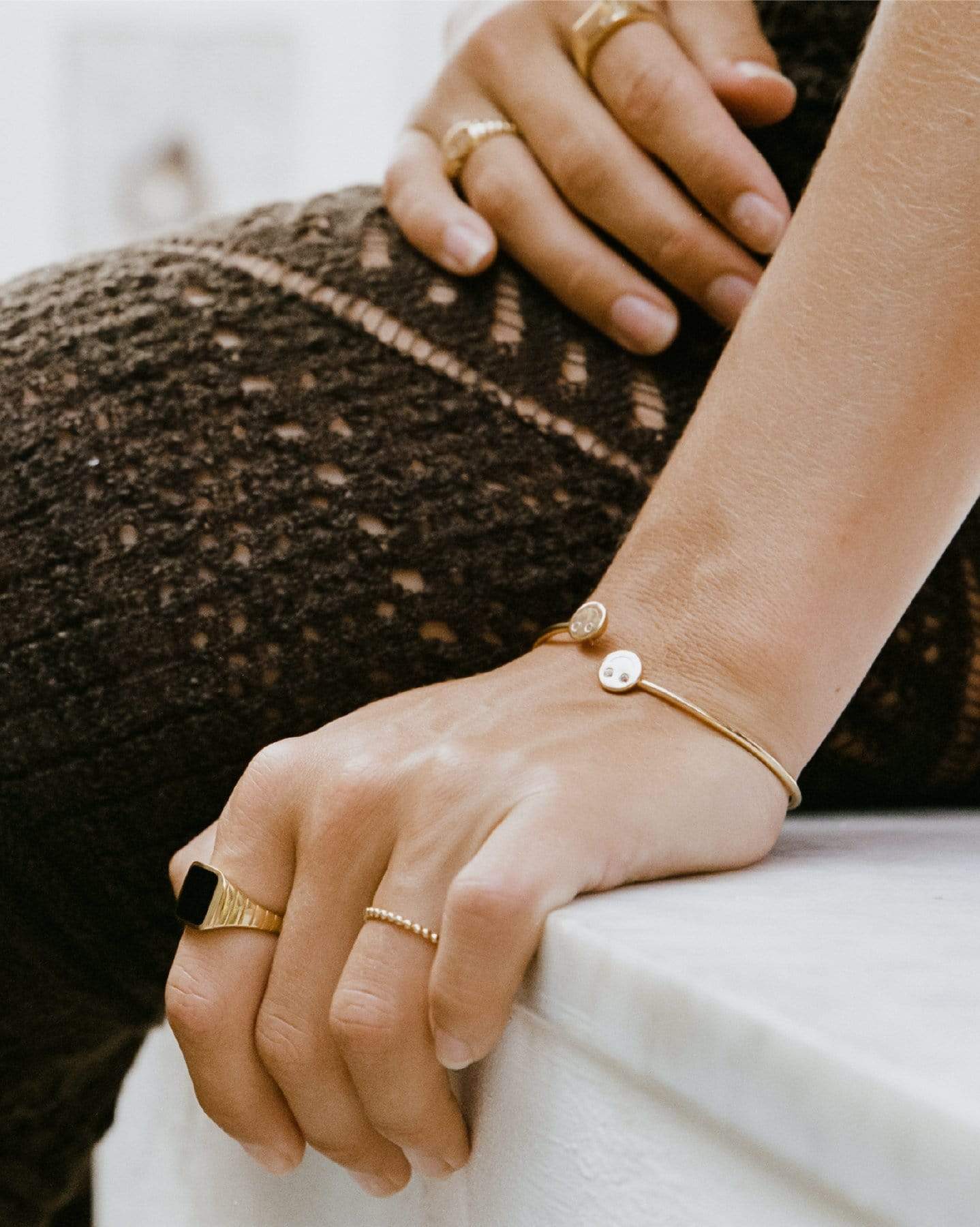 BRUNA The Label Ring Avino Onyx Ring