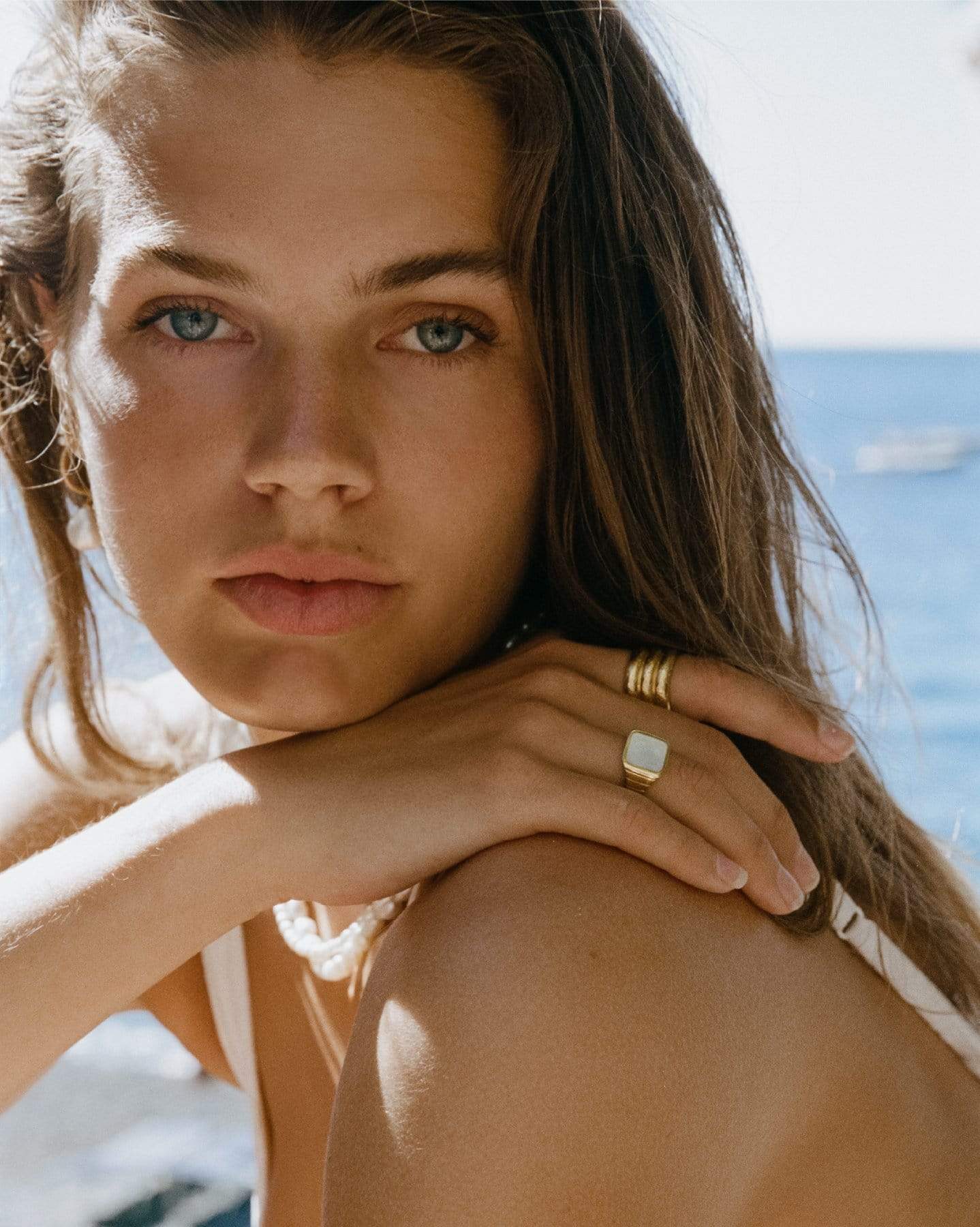 BRUNA The Label Ring Avino Pearl Ring