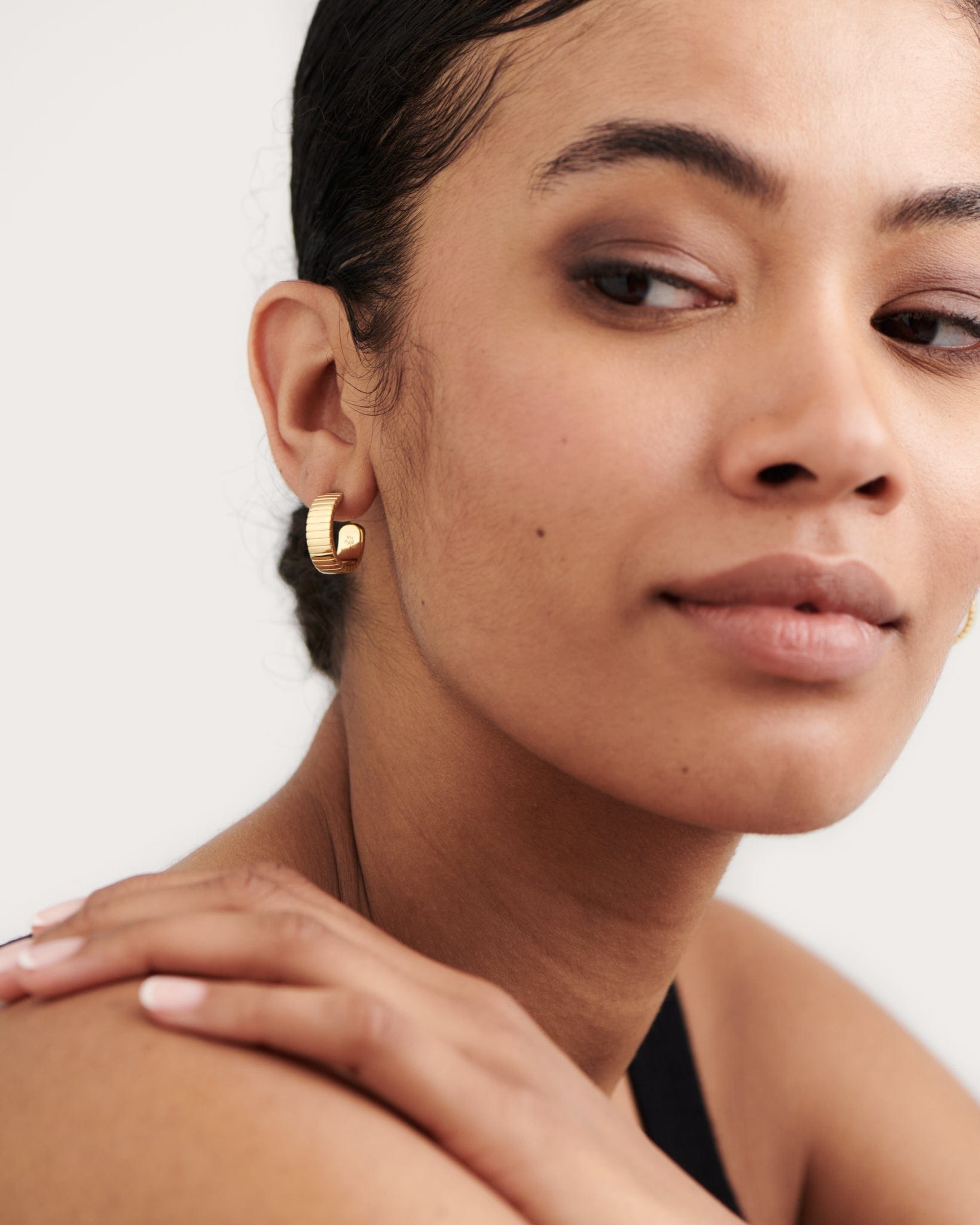 BRUNA The Label Earrings Bergamo Hoops