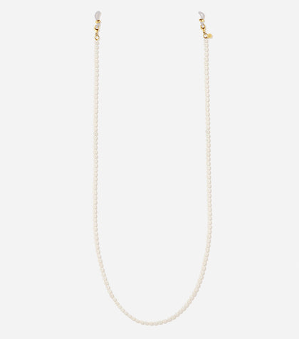 Bruna The Label Accessoire 18k Gold Vermeil / Perlen Champagne Sunglass Chain