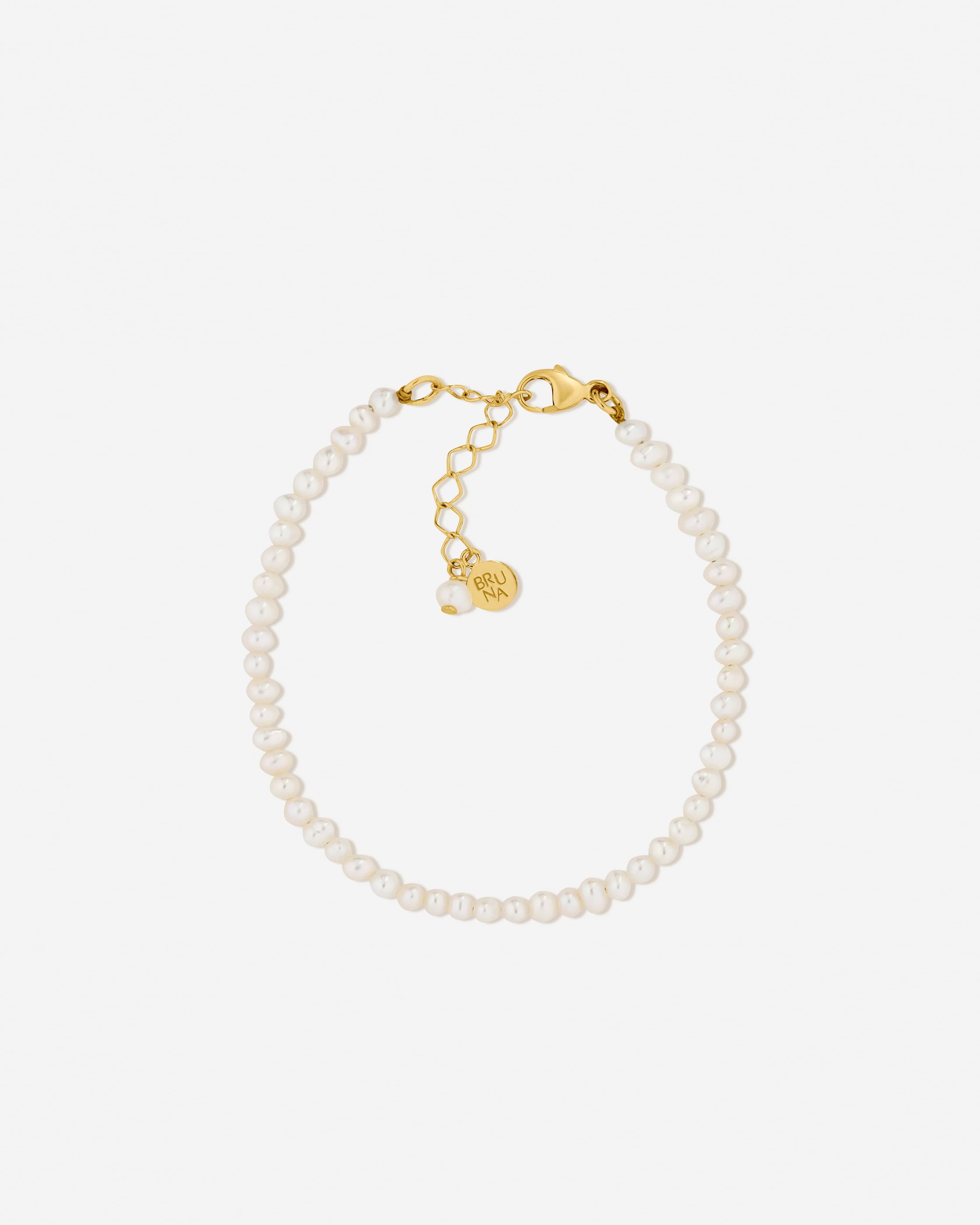 Bruna The Label Bracelet 18k Gold Vermeil / Perlen Chantilly Bracelet