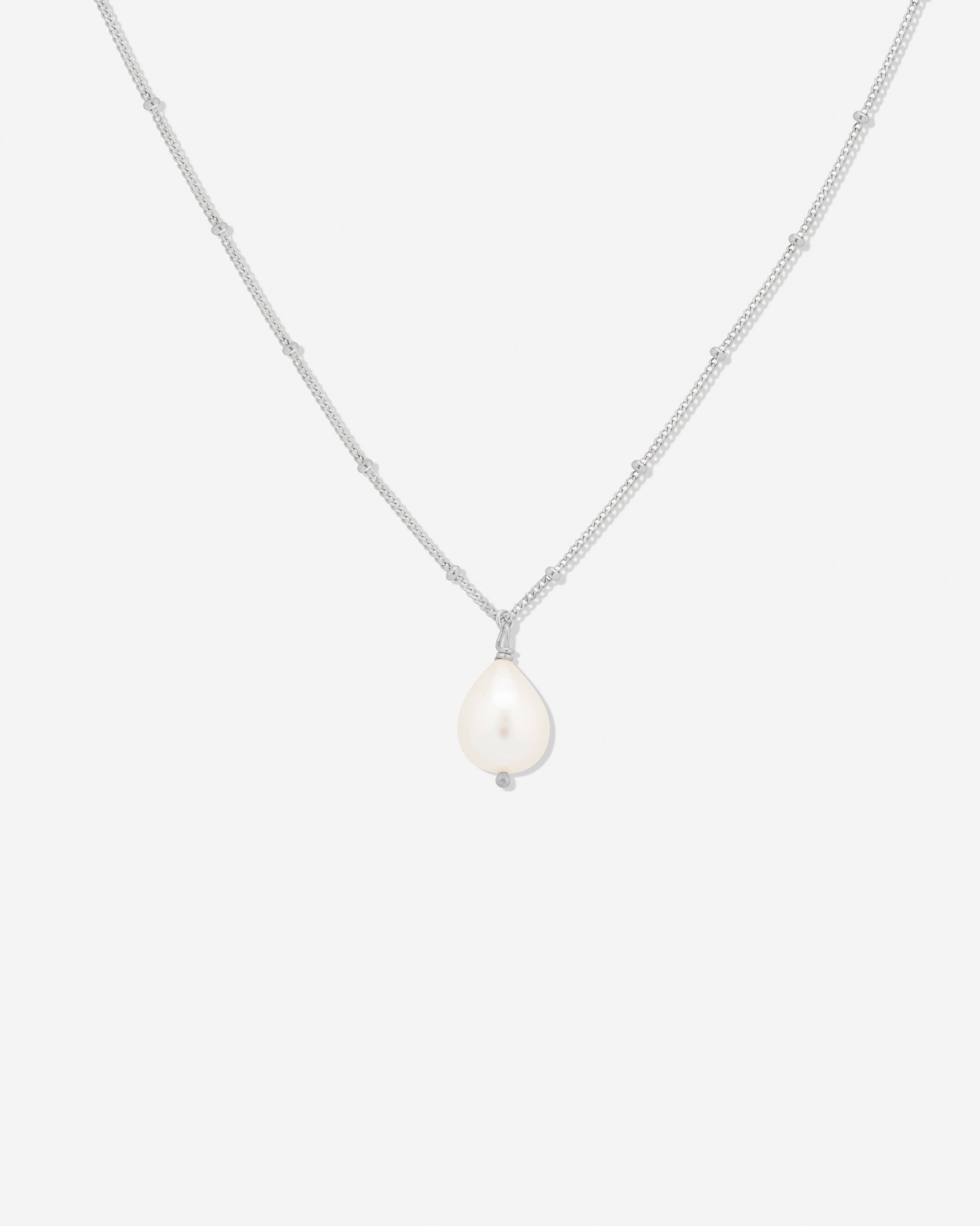 Bruna The Label Necklace 925 Sterling Silber / Perlen Marquesa Choker