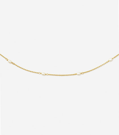 Bruna The Label Necklace 18k Gold Vermeil / Perlen Ravello Necklace