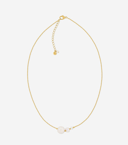 BRUNA The Label Necklace 18k Gold Vermeil / Perlen Sorrento Necklace