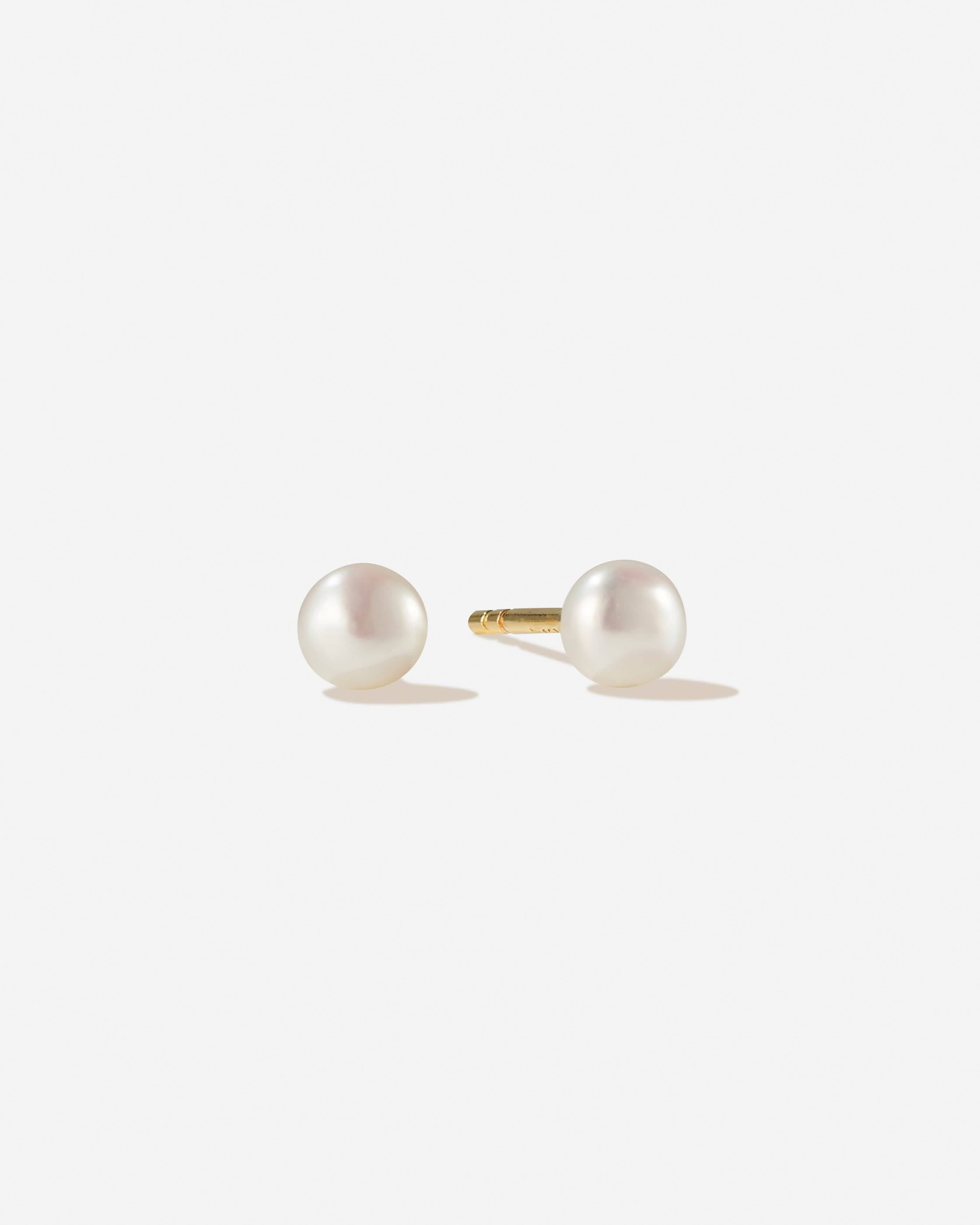 Bruna The Label Earrings 14k Massivgold / Perlen Tahiti 14k Gold Studs