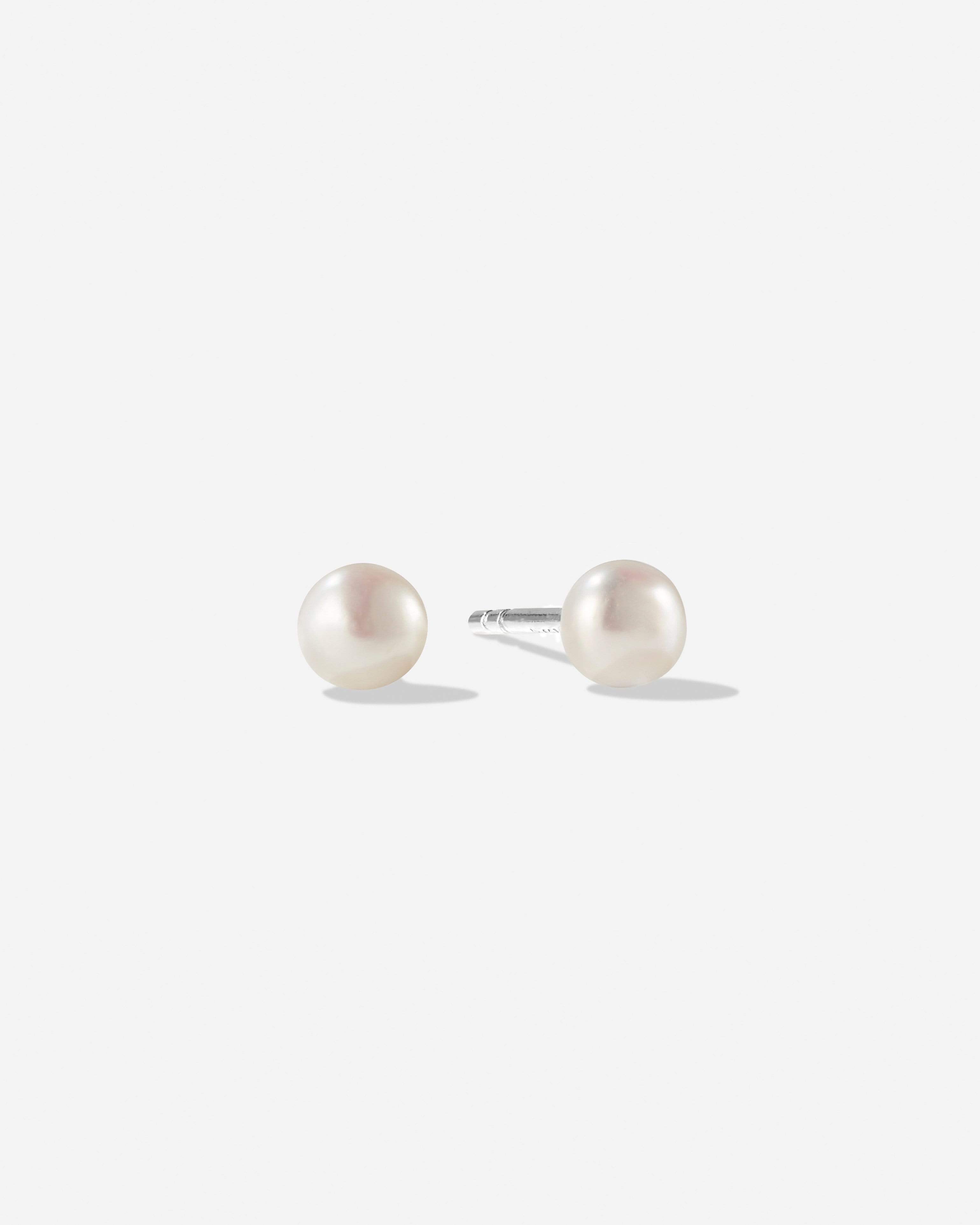 Bruna The Label Earrings 925 Sterling Silber / Perlen Tahiti Studs